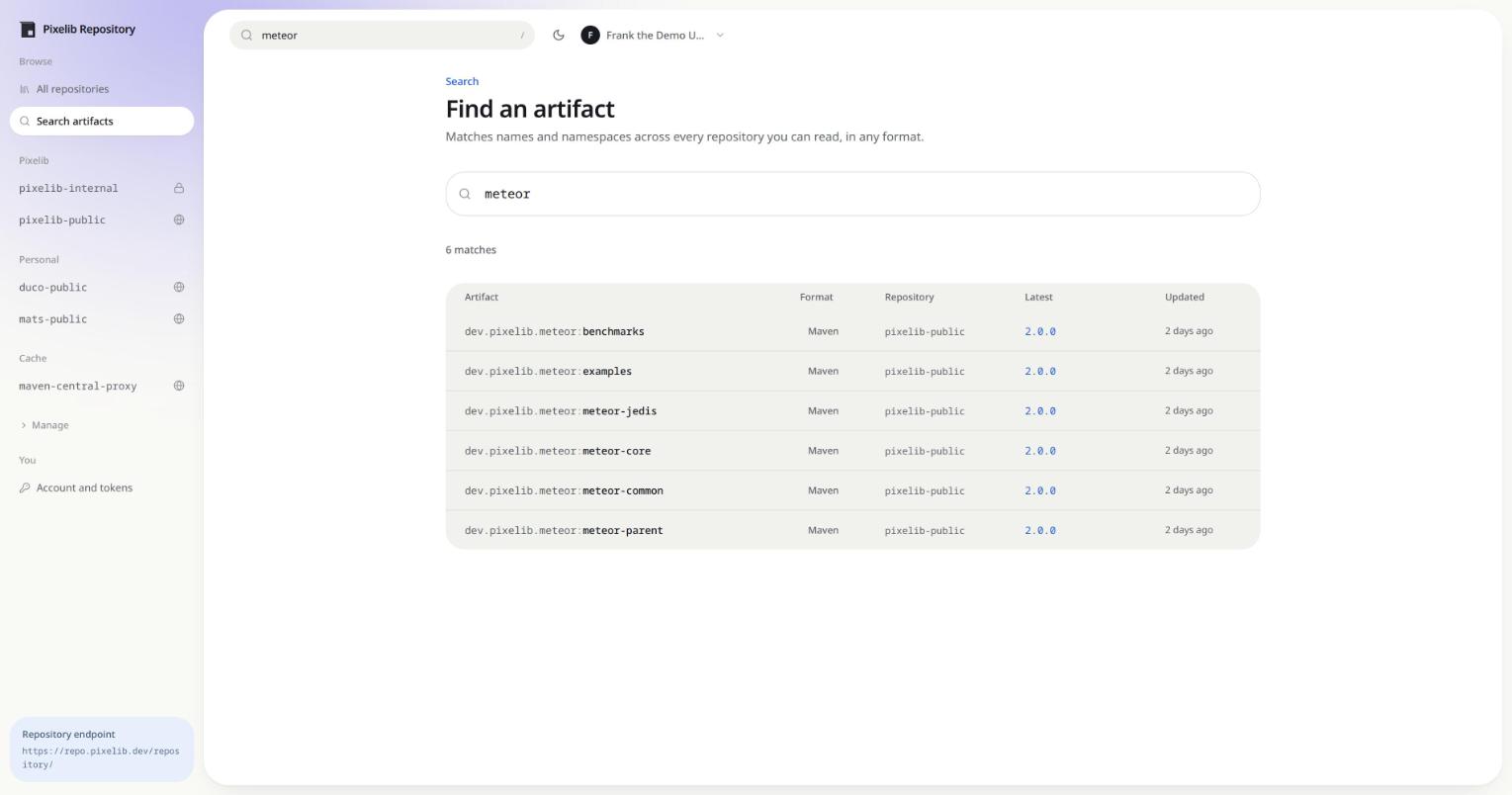 Search results